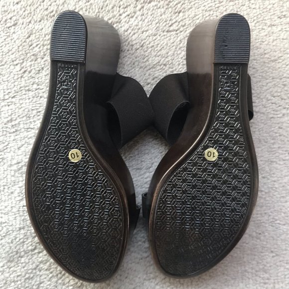 NEW Charles David Dark Brown Wedge Sandals 10M - Picture 12 of 14